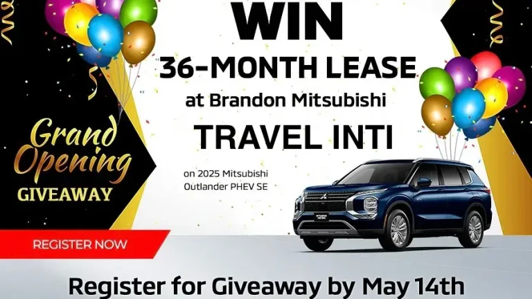 Mitsubishi Giveaway In Tampa