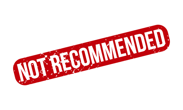Not Recommended img